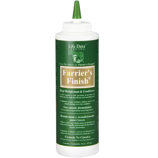 Life Data Labs Inc Farrier's Finish Hoof Disinfectant and Conditioner 473mls