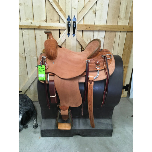 Irvine 16" Association Basketweave Stamp r/o Seat/Fender