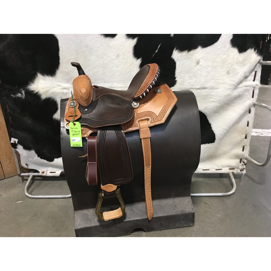 Irvine 14" Barrel Saddle