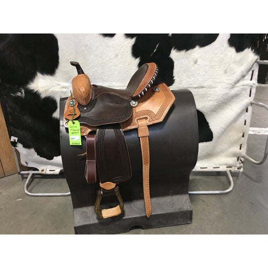 Irvine 14" Barrel Saddle