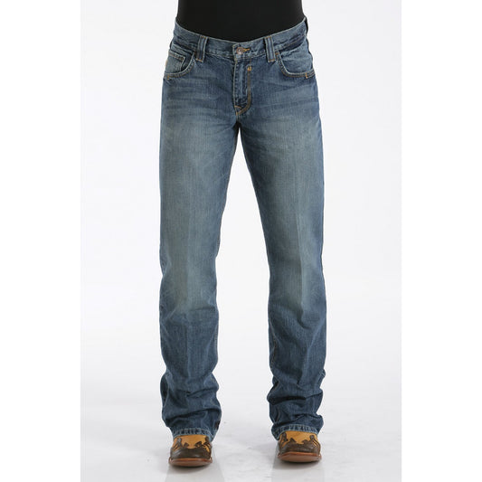 Cinch Men's Carter Relaxed Fit Bootcut Jean - Medium Stonewash