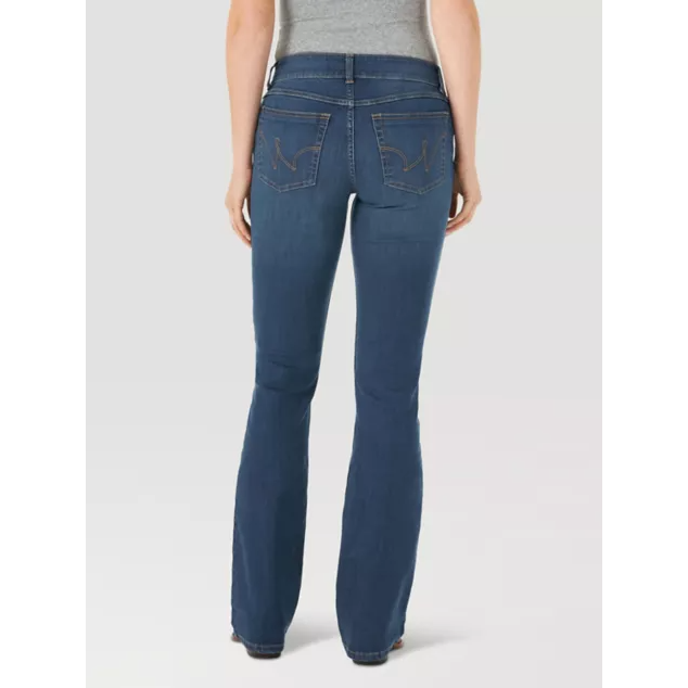 Wrangler Women's Essential Mid Rise Bootcut Jeans - Kora