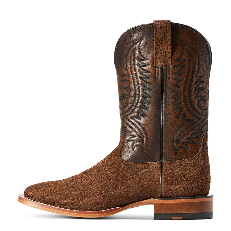 Ariat Mens Circuit Paxton Western Boots Antique Tan Hippo Print