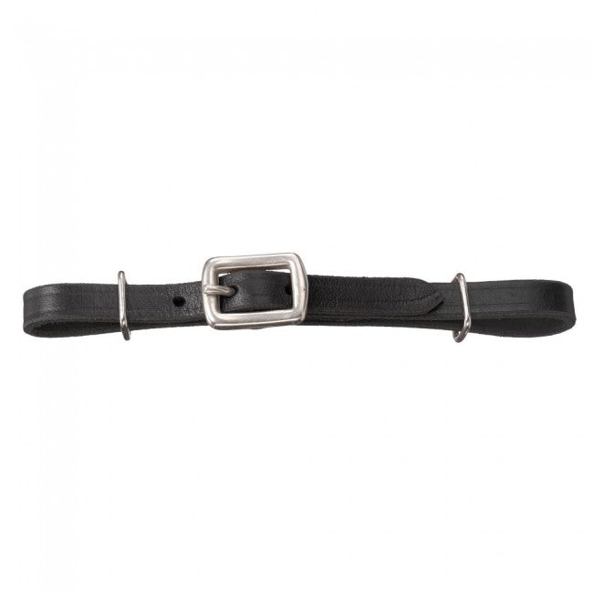 Miniature Curb Strap Flat Leather