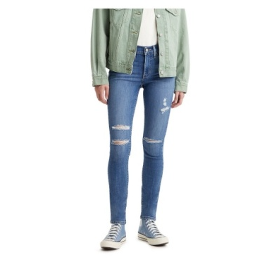 Levi Women's 311 Shaping Skinny Mid Rise Jeans - Dark Indigo Worn In
