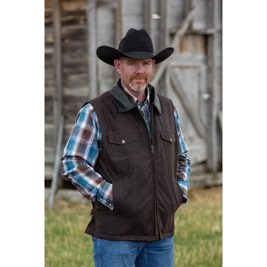 Wyoming Oilskin Concealed Carry Vest