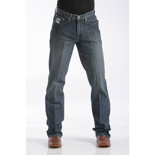 Cinch Men's Relaxed Fit White Label Jeans - Dark Stonewash