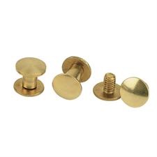 Weaver Chicago Screw Handy Pack, Plain - Solid Brass