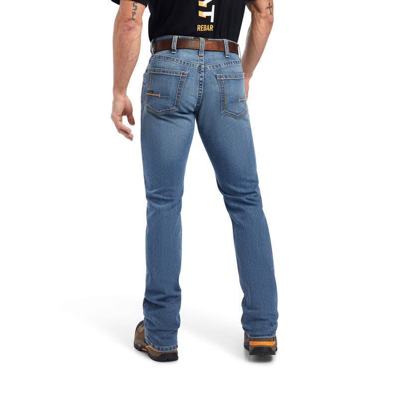 **Ariat Men's Rebar M4 Low Rise Durastretch Edge Boot Cut Jean - Ventura