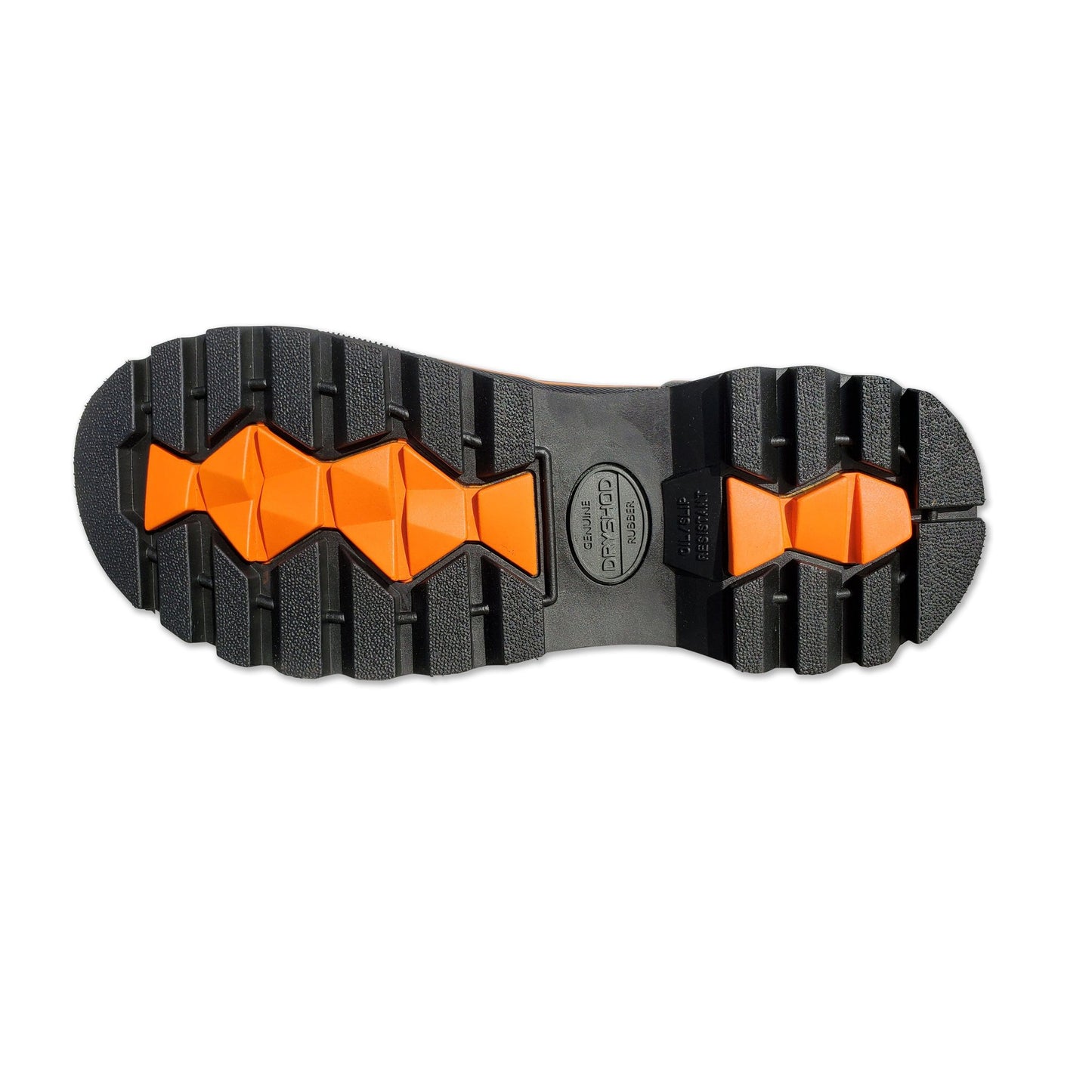Dryshod Unisex Steel Toe Max Gusset CSA High Boots - Black/Orange