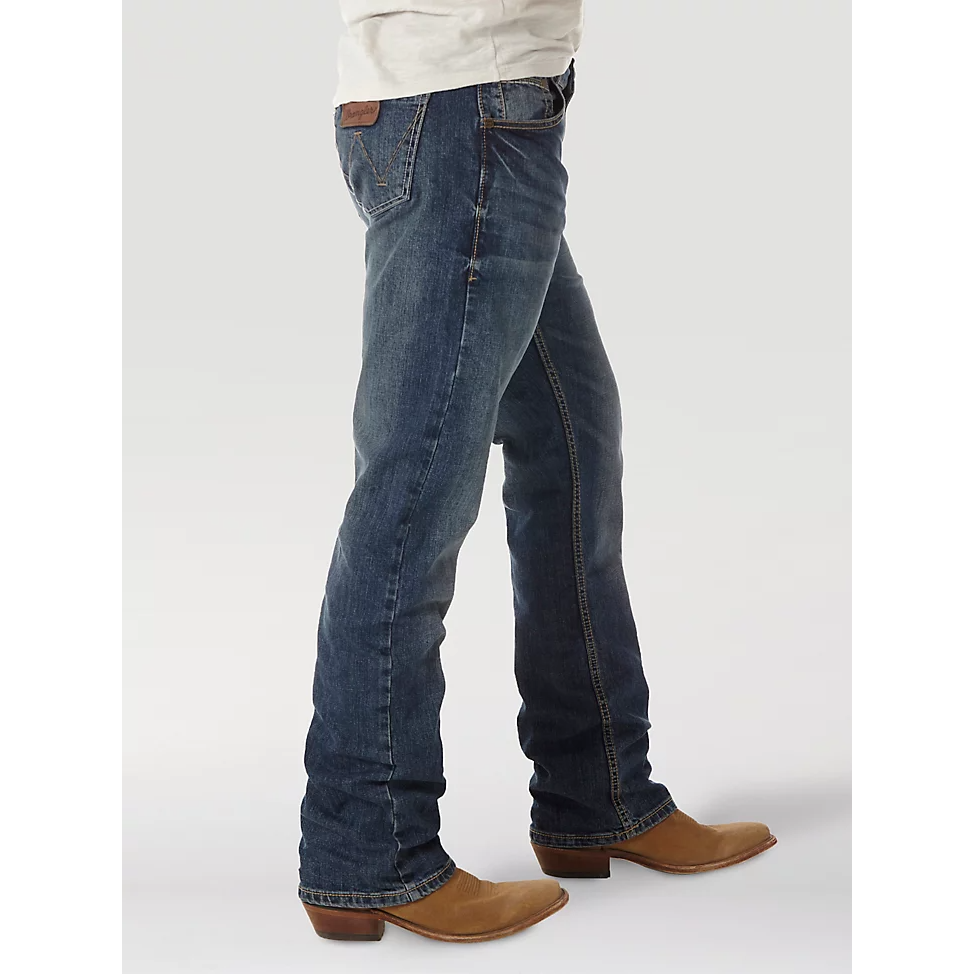Wrangler slim hot sale boot cut jeans