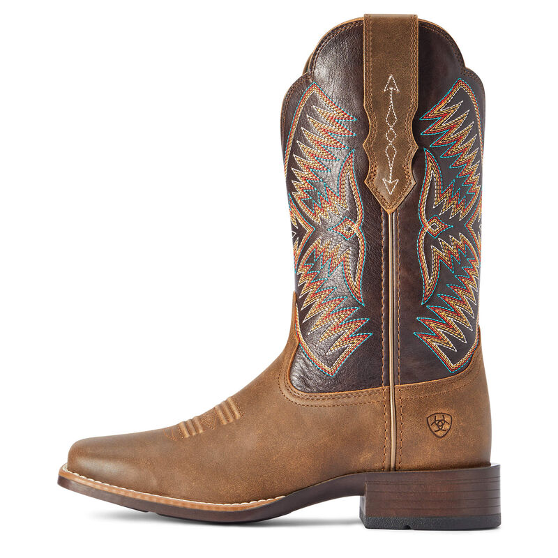Ariat Womens Odessa StretchFit Western Boots - Fateful Brown
