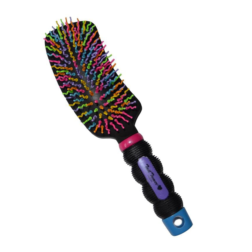 Professional's Choice Tail Tamer Curved Handle Rainbow Brush