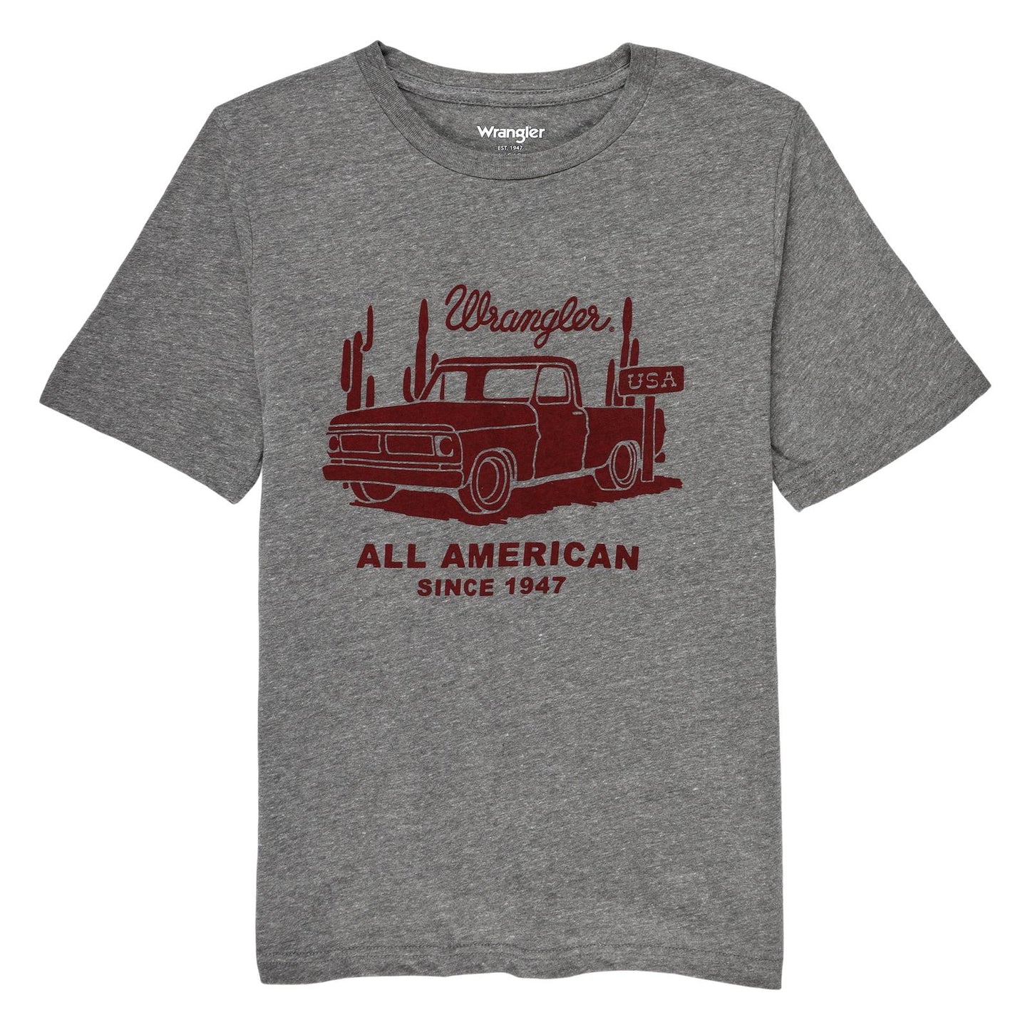 Wrangler Boys Graphic T-Shirt - Graphite