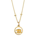 Live Beautifully Necklace - Gold Bear