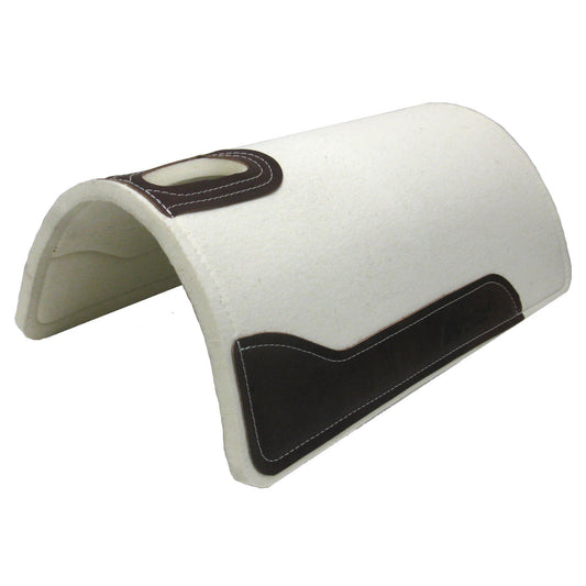 3/4" Wonwool Premium White 100% Wool Saddle Pad  30 x 32
