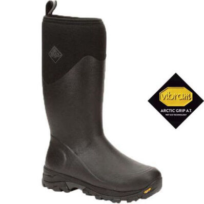 Muck Mens Arctic Ice Arctic Grip All-Terrain Tall Boots - Black