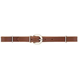 Weaver Leather Straight Bridle Leather Curb Strap - Rich Brown