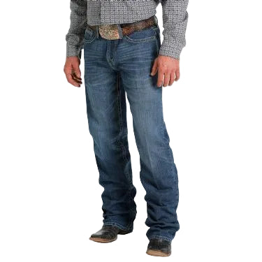 Cinch Mens Grant Arenaflex Relaxed Fit Bootcut Jeans - Medium Stonewash - Irvine Tack & Western Wear