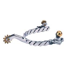 Weaver Leather Ladies' Roping Spurs with Twisted Band