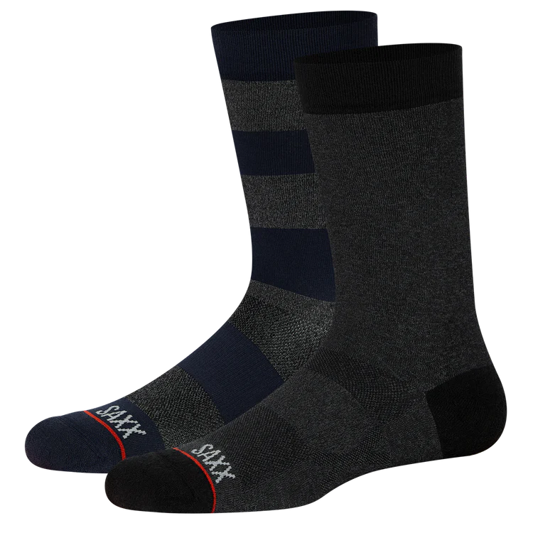 Saxx Whole Package Crew Socks - 2 Pack