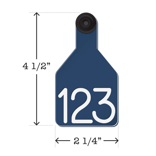 Ritchey Universal Medium Ear Tag  Blue/White