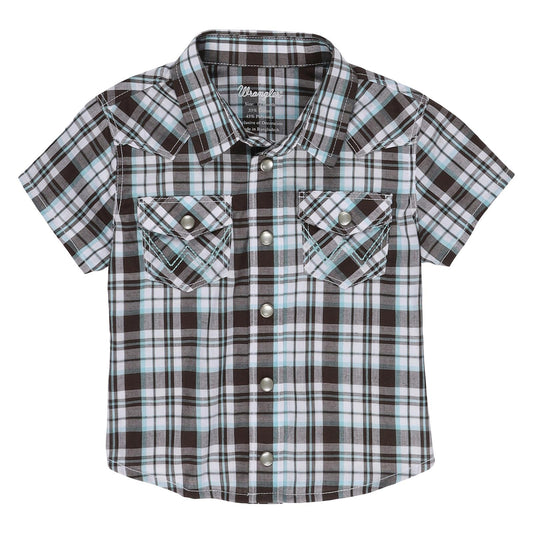 Wrangler Baby Boy Shirt - White/Brown