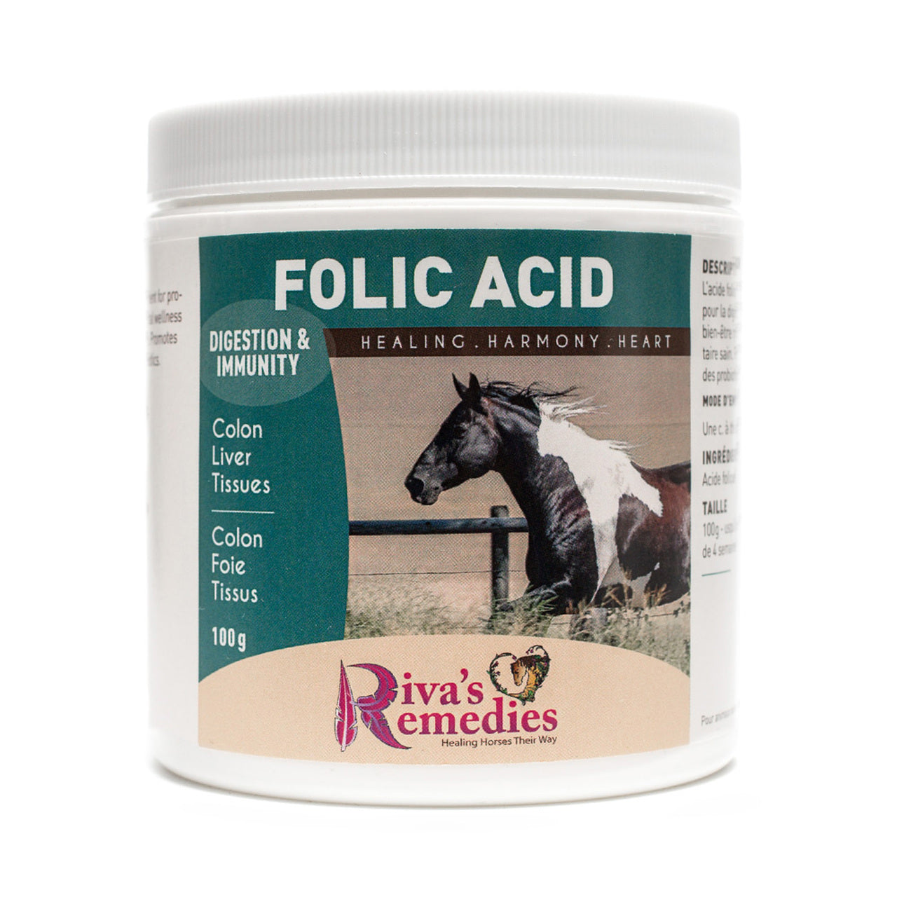 Riva's Remedies Equine Riva's Bulk Folic Acid - 100g