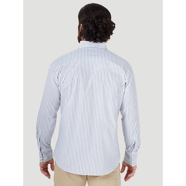 Wrangler Men's Wrinkle Resist LS Shirt