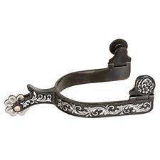 Weaver Leather Ladies Spurs with Engraved Trim