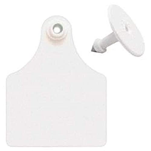 Allflex Large Tag Complete - Numbered White 2-Piece