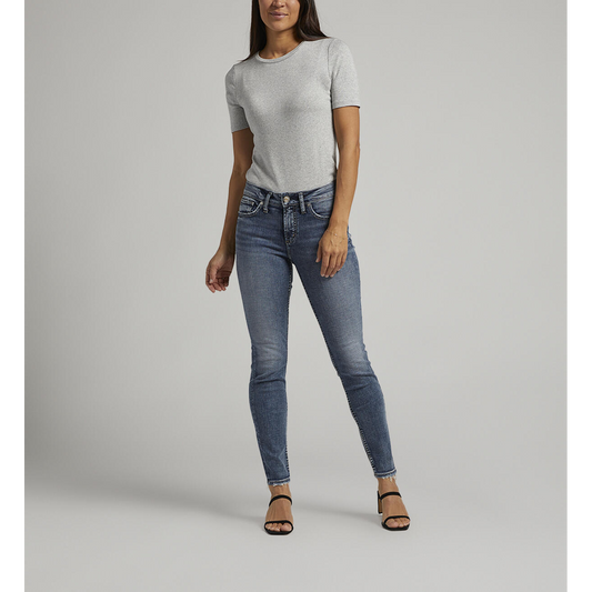 Silver Women's Suki Mid Rise Skinny Jeans