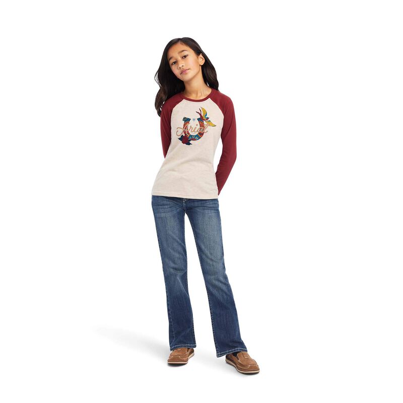 Ariat Girls REAL Ropey Rose Shirt