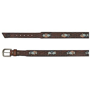 Red Dirt Mens Belt - Southwest Buffalo Inlay
