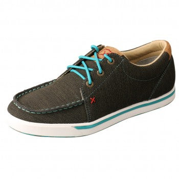 Twisted X Ladies Sneaker  Brown/Turquoise