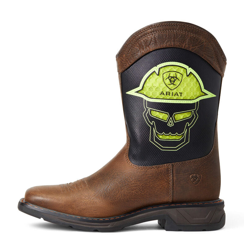 **Ariat Youth WorkHog XT VentTEK All-Nighter Western Boots - Rowdy Rust** FINAL SALE