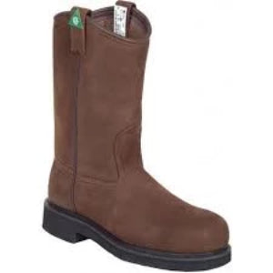 Canada West Men's Work Western Boot - Chocolate Roughrider - Irvines Saddles