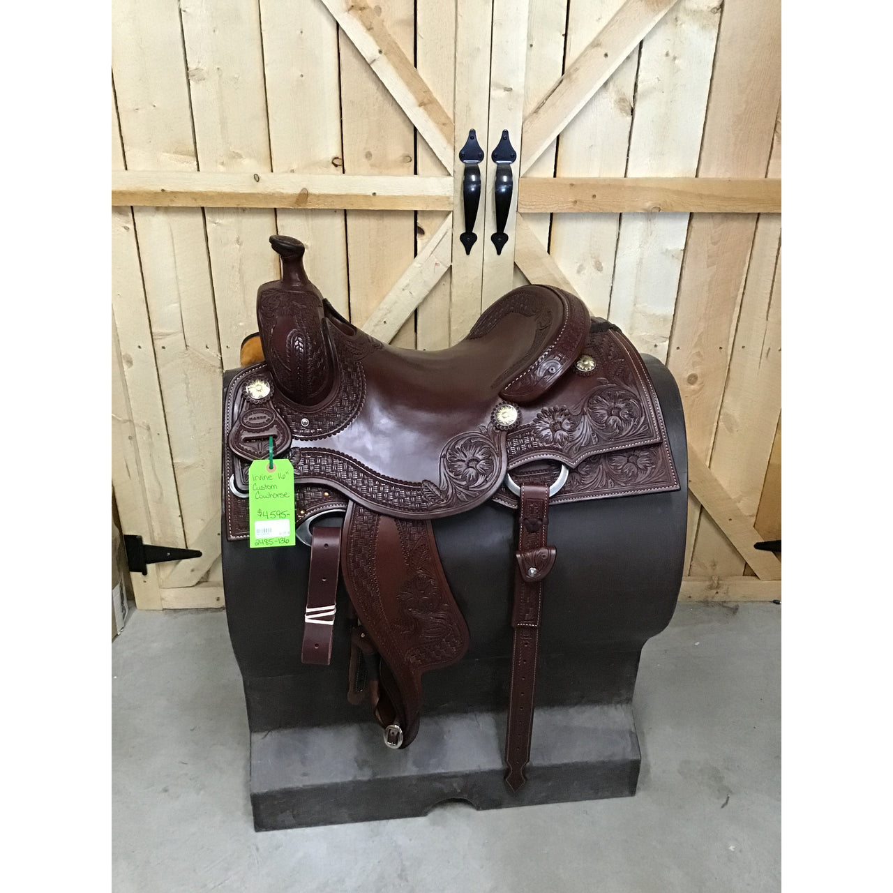 Irvine 16" Custom Cowhorse Saddle