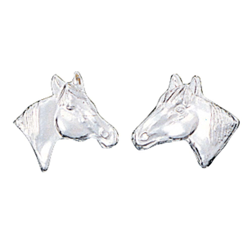 **Montana Silversmiths Little Silver Horse Head Earrings