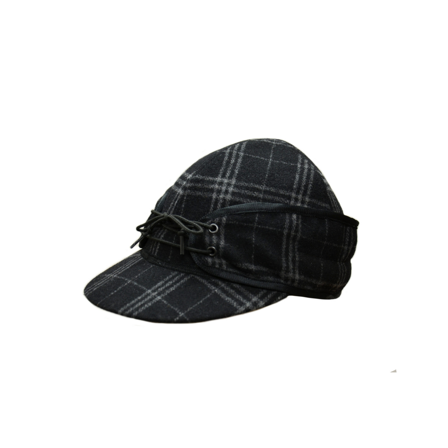 Crown Cap Railroad Plaid Print Cap - Multiple Color Combinations