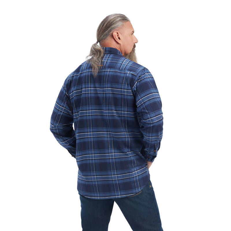 Ariat Mens Rebar Flannel Durastretch Work Shirt