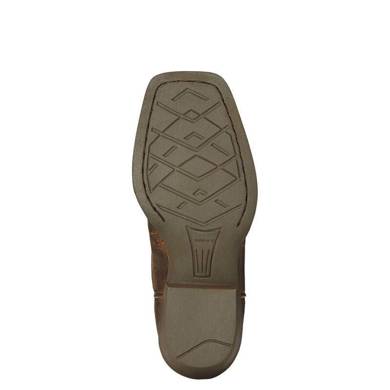 Ariat Youth Heritage Roughstock Western Boots - Distressed Brown