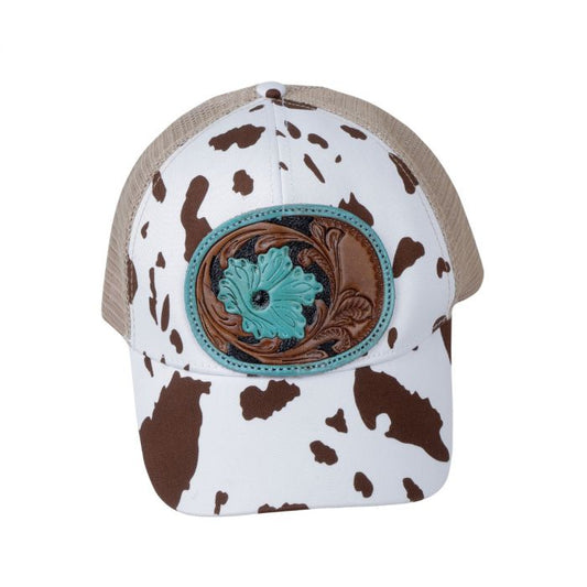 Myra Blue Petals Cap