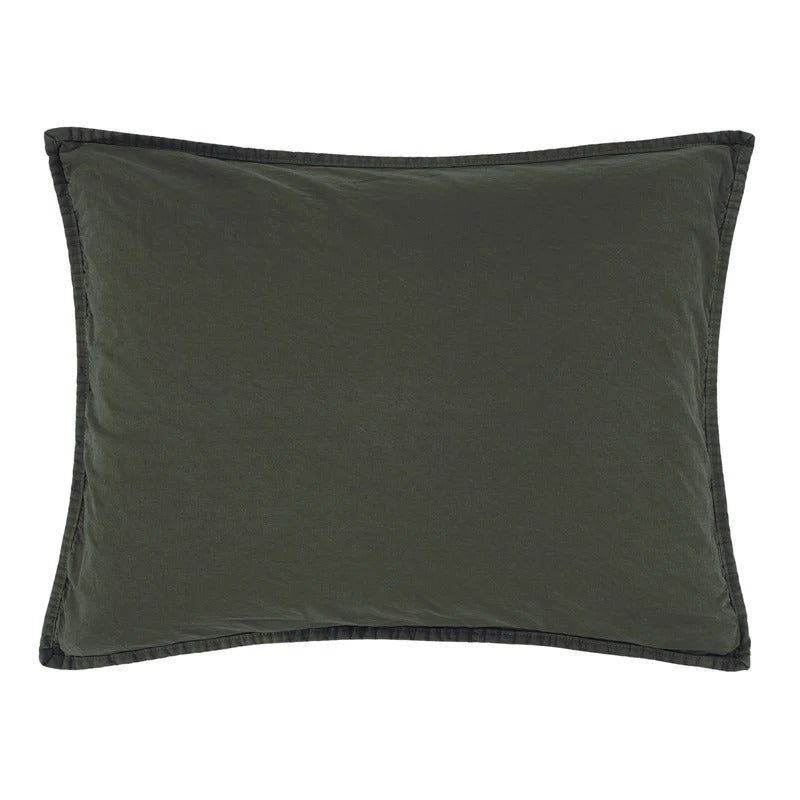 Stonewashed Cotton Canvas Pillow Sham 21" x 27"  Duffle Bag  1 PC