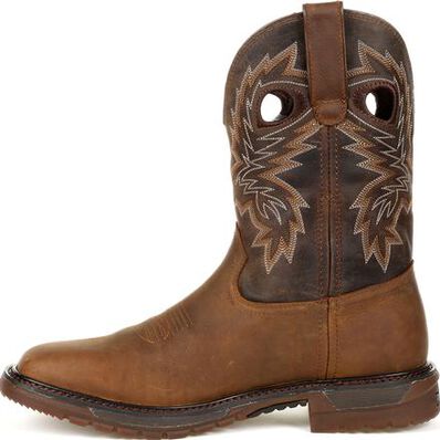 Rocky Men's Original Wide FLX Waterproof Western Boots - Brown