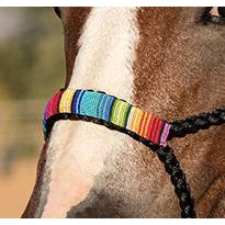 Professional's Choice Cowboy Braided Rope Halter 10' Lead - Assorted Colours