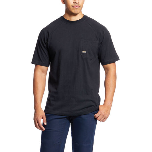 Ariat Men's Rebar Cotton Strong T-Shirt - Black