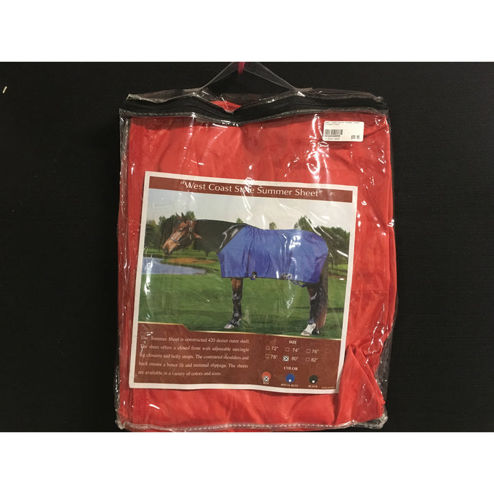 West Coast Nylon Summer Sheet - Closed Front