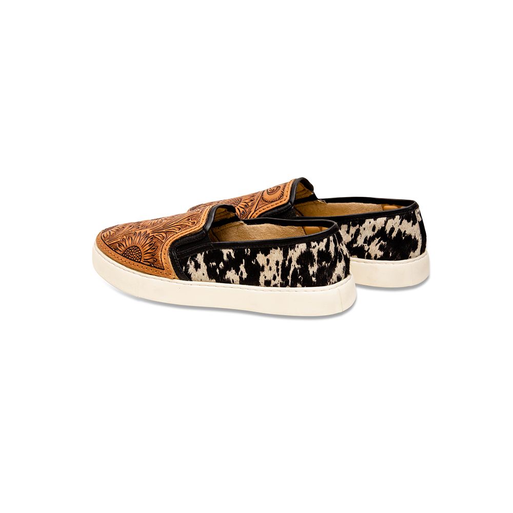 Myra Shober Western Hand Tooled Sneakers