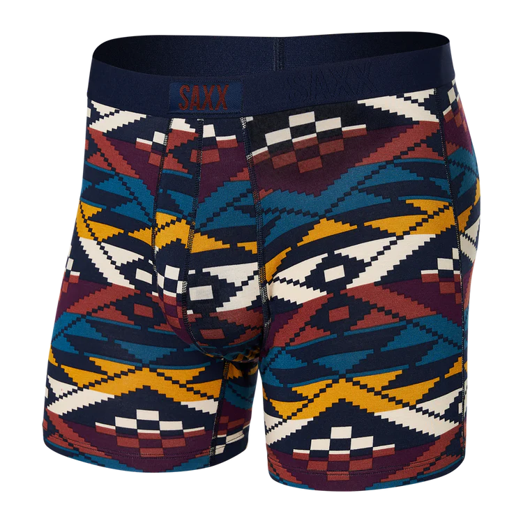 Saxx Men's Vibe Super Soft Boxer Briefs - Patterns